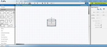 【2】配置したパーツは大きさの変更や回転も可能