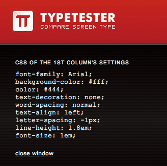 CSSのダウンロード画面。コピーして使おう