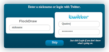 Twitterアカウントを使ってログインすれば、ルームへのリンクをつぶやくのも簡単だ