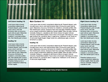 Webサイトの大半はページの幅をピクセル値で固定するフィックスドレイアウト(Fixed Layout)である。どのような閲覧環境でも、1つのデザインを崩すことなく表現できるのが利点だ。