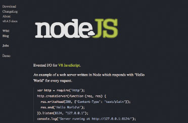【3】node.js (http://nodejs.org/)