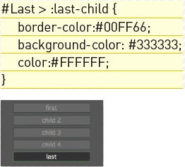 【1-1】last-child では末尾のものが選択される
