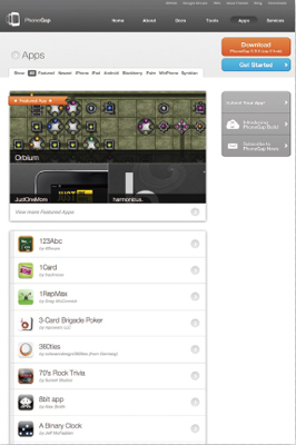 【5】PhoneGapを用いてパッケージ化されたHTML5/CSS3 /JavaScriptベースのアプリケーション