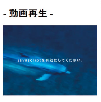 【6】(3)、(5)の場合は、<video>に非対応なのでnoscript.jpgが表示される