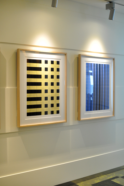 社内に飾られたアートピース。さりげなくセンスを感じさせる