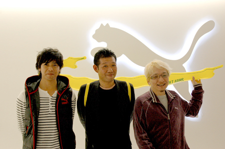 左から関谷雄二さん（プーマジャパン）、市川伸一さん（コムニコ）、タナカミノルさん（ピクルス）