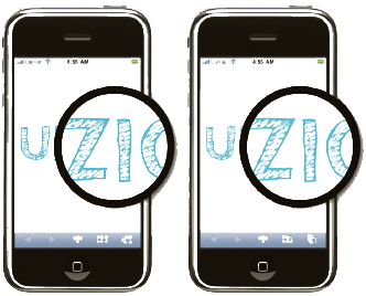 【04】解像度に適した画像を表示させた例。
