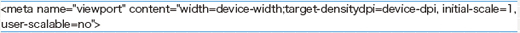 【06】Androidのtarget-densitydpi を使ったwidthのViewportの設定例。