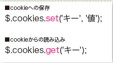 【1-2】「JavaScript Cookie」を使えば、Cookieの扱いが簡単になる。