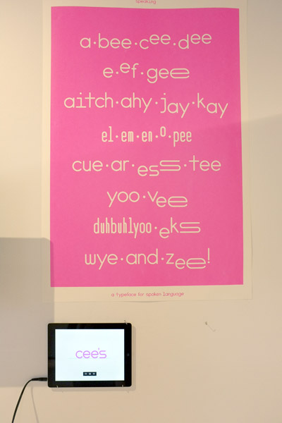 「発声した言語」をタイポグラフィで視覚化するLeigh Mignogna の試み