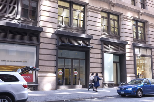 「パーソンズ・フェスティバル」デザイン・テクノロジー修士過程の展示会場となったキャンパス