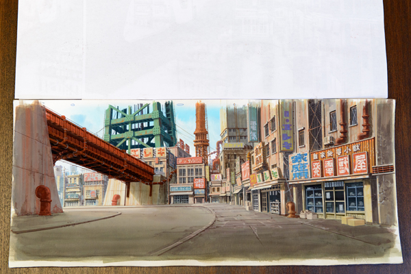 こちらは線画を基に色付けされた原画