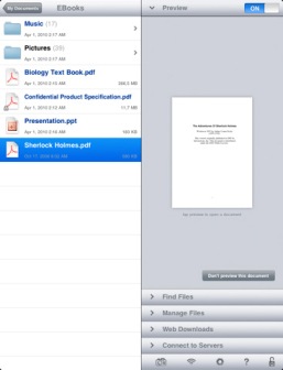 GoodReader for iPad