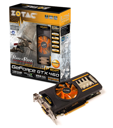 ZOTAC GeForce GTX460 1GB DDR5 PCIE AMP! Edition