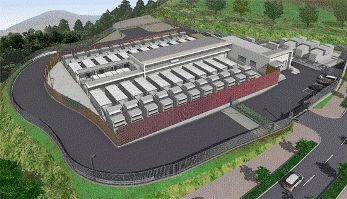 松江データセンターパーク 完成予想図