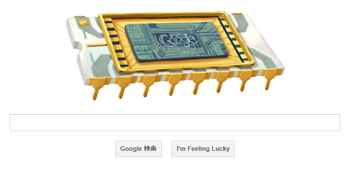 ロバート・ノイス生誕84周年を記念したGoogleのホリデーロゴ