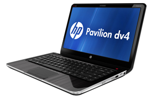 HP Pavilion dv4-5000（ブラックコリス）　※製品版には日本語版キーボードを搭載
