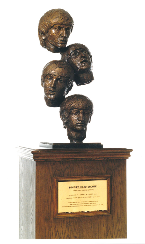 ビートルズ4人の頭像
