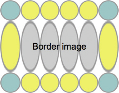【6-2】対応ブラウザでの表示。border-imageの指定が有効になっている