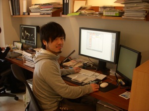 唯一の後輩、植田くん