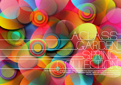 透明感のある楕円が複雑に重なり合った抽象的なイメージ