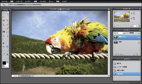 レイヤーごとの描画モードや不透明度まであらゆる設定が可能