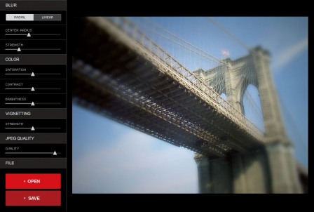 写真を読み込ませたところ。標準の状態