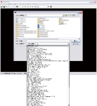 「IrfanView32 日本語版」は、Photoshopファイルを含めた、たくさんのフォーマットに対応している