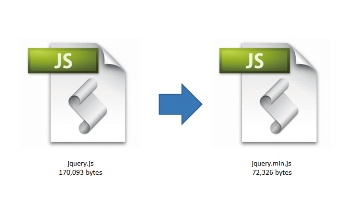 難読化するだけでファイル容量がかなり抑えられる