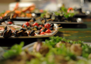 4月に行われたローフードイベントの様子