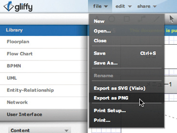 ローカルにSVG、PNGファイルでの保存が可能