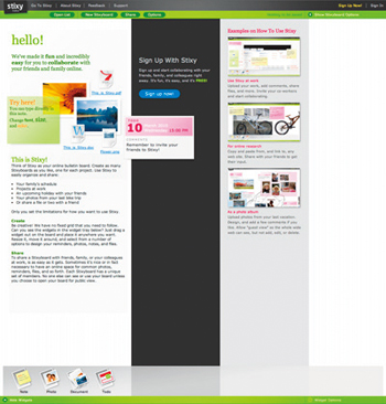 4種類のウィジェットを貼りつけてメモ管理ができる優れたデザインと操作性の「Stixy」