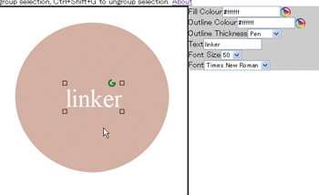 【3】フォントは6種類から選択可能だ