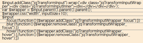 【4】classの追加を行っている