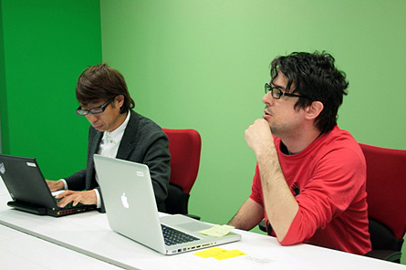 馬場氏とジェローム氏