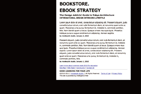 【2-1】コンテンツ領域は、ページの左端から40%の位置に表示されており、コンテンツ全体の幅は、ページ幅の48%になっている