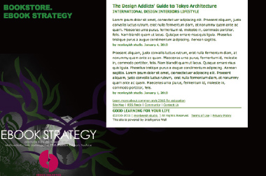 【6-1】IE 8（左）とSafari 5（右）の表示結果。縦書き、横書き、どちらでも閲覧できるようにデザインしておくことが重要