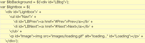 【6-1】Lightboxの背景と表示部を生成