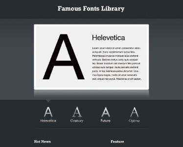 ビジュアルが滑らかにアニメーションしながらスライドするギミック。視覚的なおもしろさに加え、1画面内で内容を効率的にまとめるのにも有効だ。jQueryを利用して効率的にコーディングを行おう。