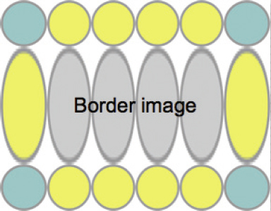 【6-2】対応ブラウザでの表示。border-imageの指定が有効になっている