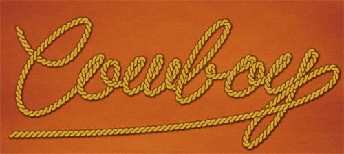 ロープでできたようなウエスタン風ロゴ デザインってオモシロイ Mdn Design Interactive