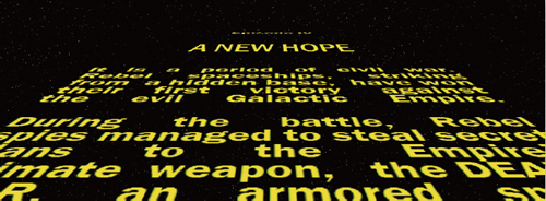 【4】Star Wars Episode IV: A NEWHOPE１：http://www.gesteves.com/experiments/starwars.html