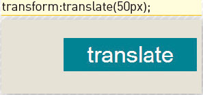 【5】translate（50px平行移動）
