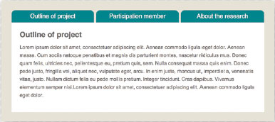【4-1】コンテンツが入るボックス要素とくっつけることでタブを表現
