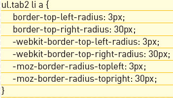 【5-2】やわらかい印象にするために左上にも若干丸みを持たせた
