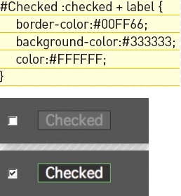 【4-3】disabledではdisabled属性のあるものが選択される（ここでは隣接要素のスタイルを設定）