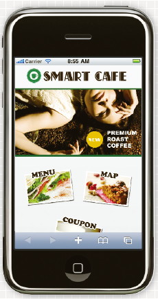 【7-1】カスタマイズしたトップページ。