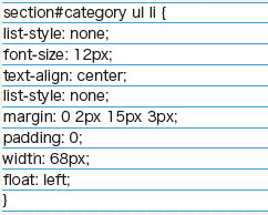 【2-1】li要素でレイアウトもしているのでfloatやmarginで設定している。