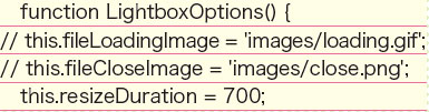 【6-2】画像を使用している部分をコメントアウト。jsから画像を呼び出すとHTML の階層の変更に柔軟に対応できないので、CSSから画像を参照する方式に変更する。