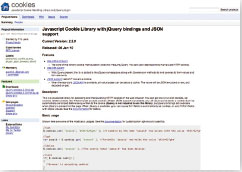 【1-1】「http://code.google.com/p/cookies/」から「JavaScript Cookie」をダウンロードする。